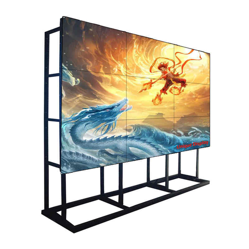 55 inch 0.88mm bezel 700 NIT LG LCD Video Walls System Monitor Display for Command Center, Shopping Mall, Chain Store Control